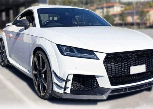 Carbon Fiber Front Bumper Canards - Audi MK3 TTRS - Image 2