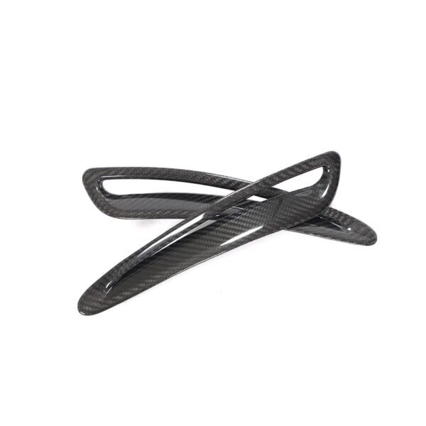 Carbon Fiber Hood Vent Scoop Trims - Toyota A90 Supra - Image 2