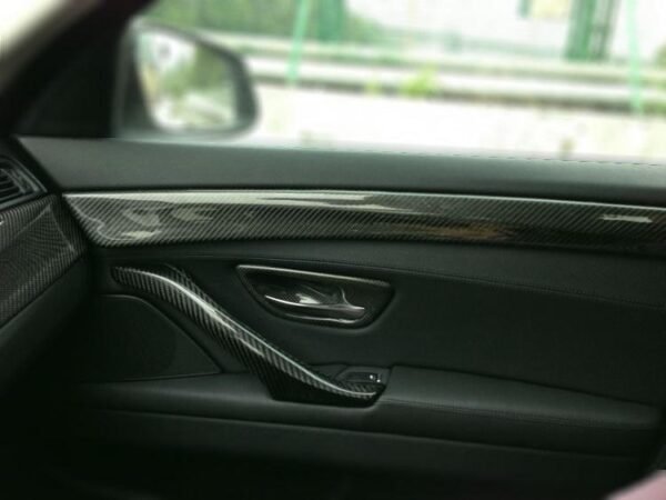 Carbon Fiber Interior Door Handle Trims - BMW F10 5 Series - Image 3