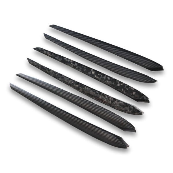 Carbon Fiber Interior Door Trim Set - Tesla Model 3 & Y - Image 7
