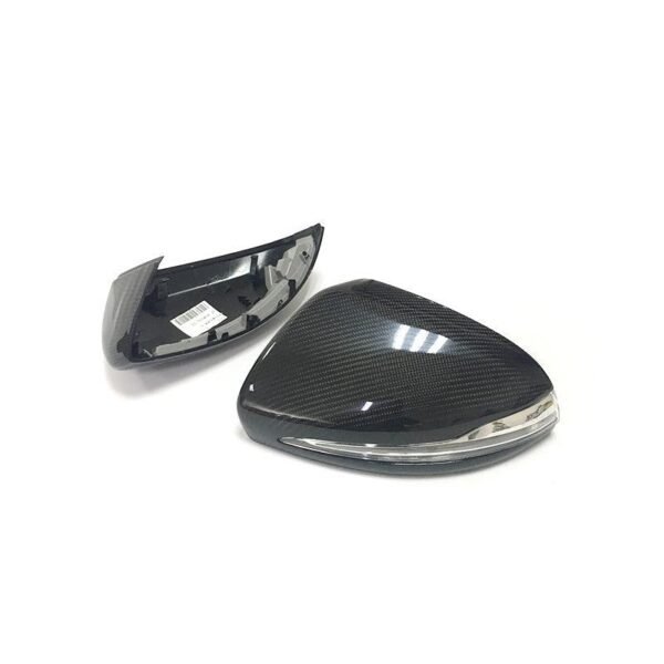 Carbon Fiber Mirror Cap Set - Mercedes Benz W205 C Class, W213 E Class, W222 S Class, & X253 GLC - Image 3