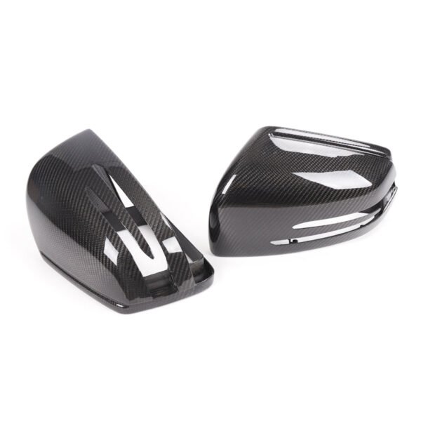 Carbon Fiber Mirror Cap Set - Mercedes Benz W463 G Class, W166 GLE Class, & X166 GLS Class - Image 2