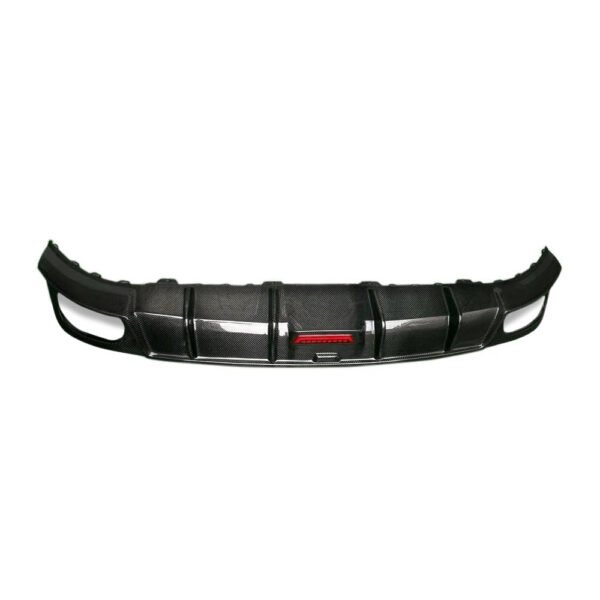 Carbon Fiber Rear Diffuser With LED Light - Audi SQ8 / Q8 S Line - Image 2