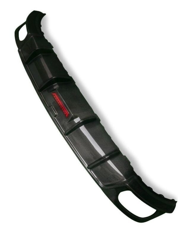 Carbon Fiber Rear Diffuser With LED Light - Audi SQ8 / Q8 S Line - Image 3