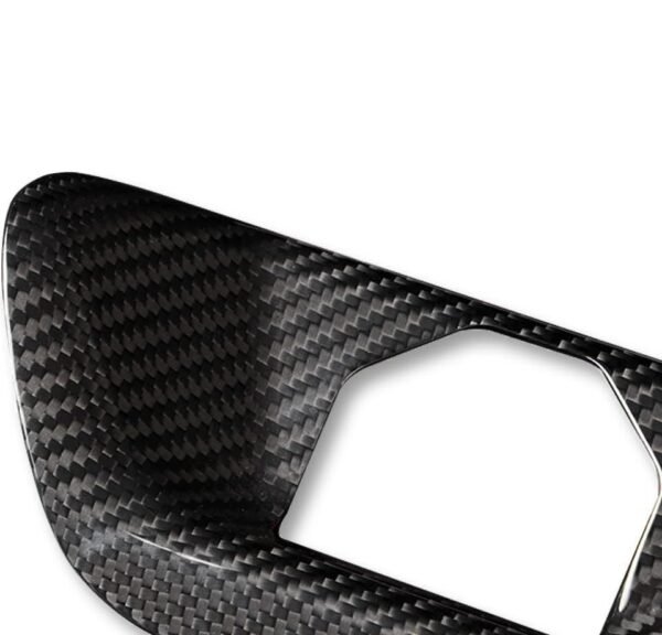 Carbon Fiber Rear Trunk Hood Lock Replacement Cover - Toyota A90 Supra - Image 5