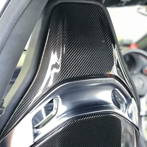 Carbon Fiber Seat Back Covers - Mercedes Benz W205 C63 & C43 AMG / A45 AMG / CLA 45 AMG - Image 2