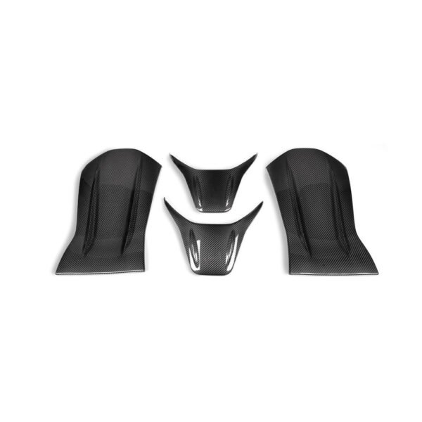 Carbon Fiber Seat Back Covers - Mercedes Benz W205 C63 & C43 AMG / A45 AMG / CLA 45 AMG - Image 3