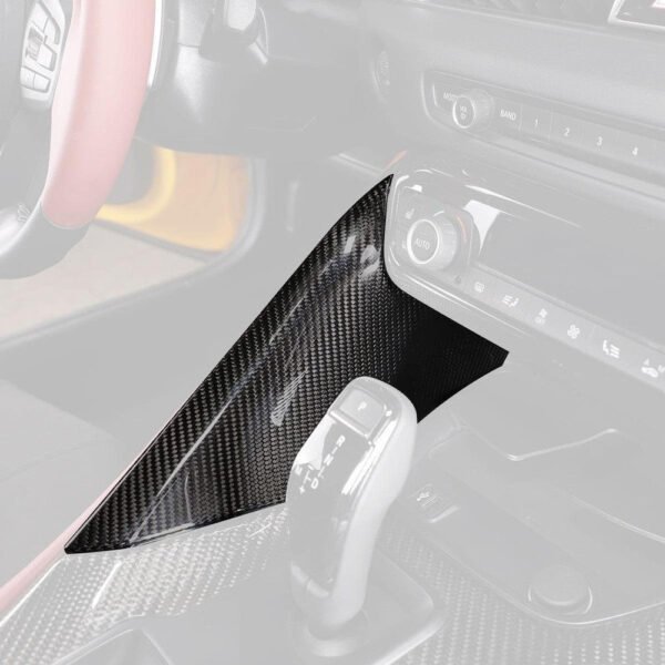 Carbon Fiber Side Console Cover - Toyota A90 Supra - Image 2