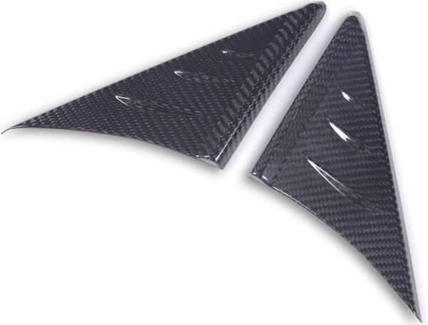 Carbon Fiber Side Mirror Triangle Trims - Toyota A90 Supra - Image 5