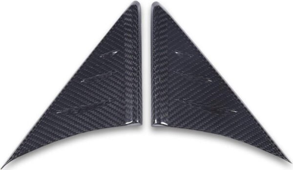Carbon Fiber Side Mirror Triangle Trims - Toyota A90 Supra - Image 6
