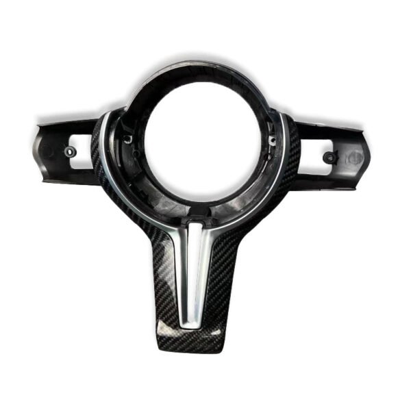 Carbon Fiber Steering Wheel Trim - BMW F Chassis - Image 3