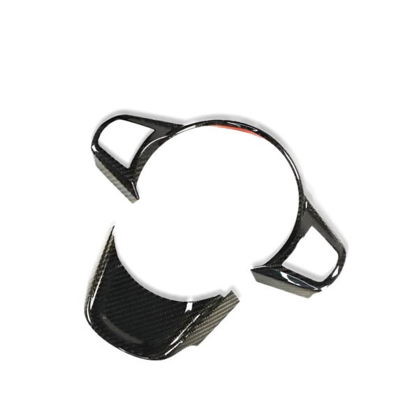 Carbon Fiber Steering Wheel Trim - Toyota A90 Supra - Image 2