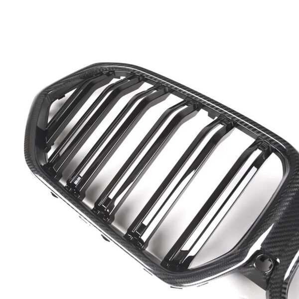 Dual Slat Carbon Fiber Front Grilles - BMW F95 X5M - Image 2