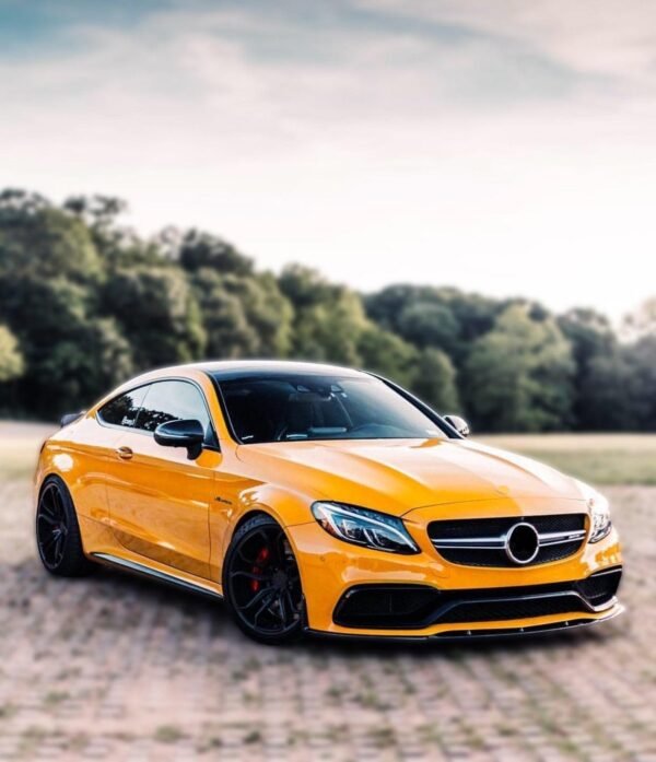 ED1 Style Gloss Black Front Lip - Mercedes Benz W205 C-Class - Image 3