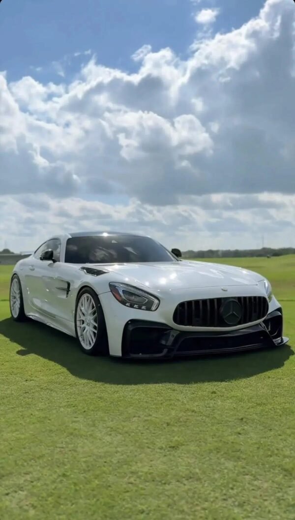 GTR Style ABS & Carbon Fiber Front Bumper - Mercedes Benz AMG GT, GTS & GTC - Image 2