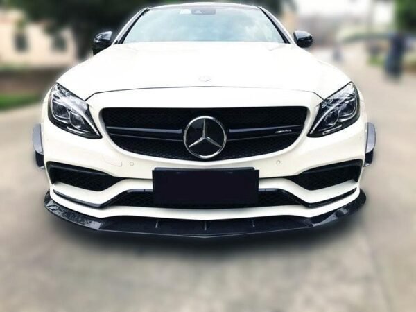 GTS Style Carbon Fiber Front Lip - Mercedes Benz W205 C63 AMG C-Class - Image 3