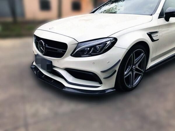 GTS Style Carbon Fiber Front Lip - Mercedes Benz W205 C63 AMG C-Class - Image 4