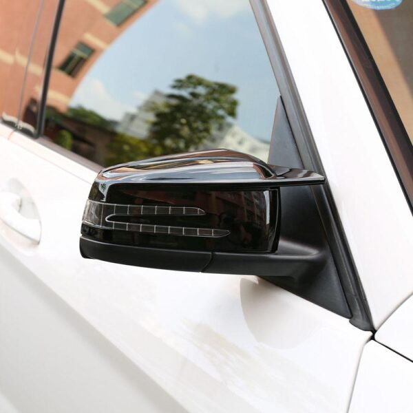 Gloss Black Mirror Cap Set - Mercedes Benz W212 E-Class & W204 C-Class - Image 3