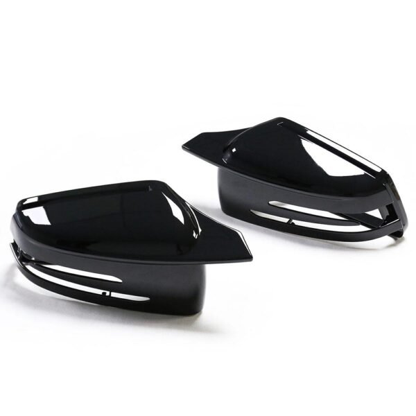 Gloss Black Mirror Cap Set - Mercedes Benz W212 E-Class & W204 C-Class - Image 4
