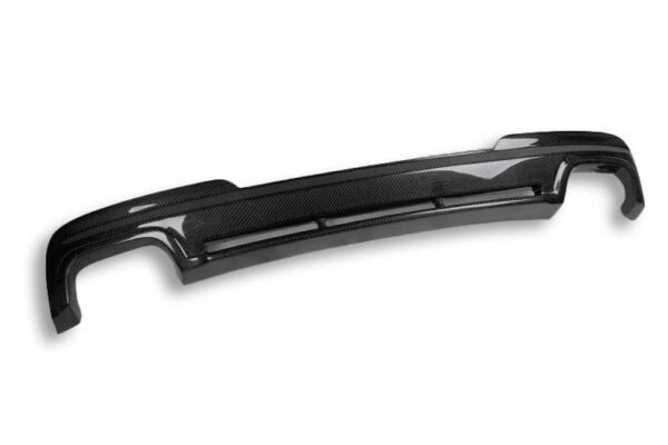 HM Style Carbon Fiber Rear Diffuser - BMW F10 5 Series - Image 3
