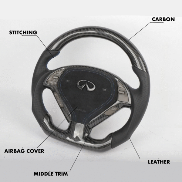 Infiniti G35 / G37 Style - Full Custom Steering Wheel - Image 2