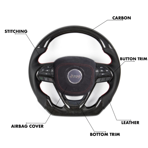 Jeep Grand Cherokee Style - Full Custom Steering Wheel - Image 2