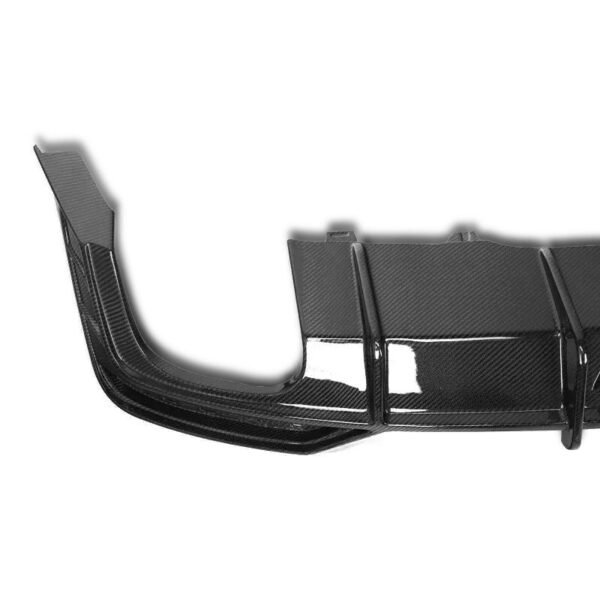 K Style Carbon Fiber Rear Diffuser with Brake Light - Audi B9.5 S5 & A5 - Image 5