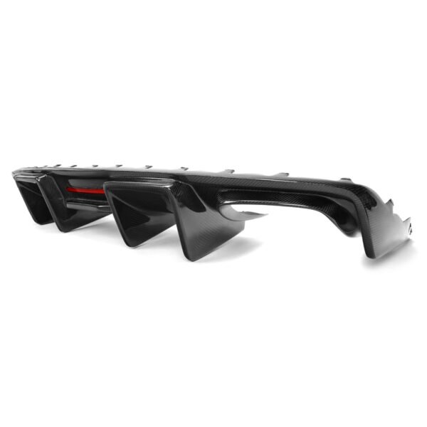 KB Style Carbon Fiber Rear Diffuser - Audi B8.5 S4 & A4 - Image 2