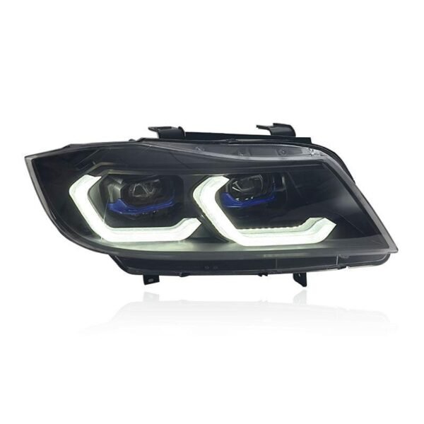 LCI Style LED Headlights - BMW E90 3 Series - Image 2