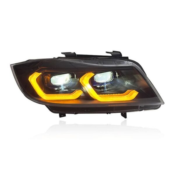 LCI Style LED Headlights - BMW E90 3 Series - Image 4