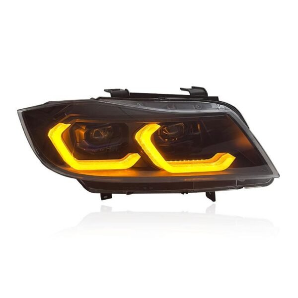 LCI Style LED Headlights - BMW E90 3 Series - Image 5