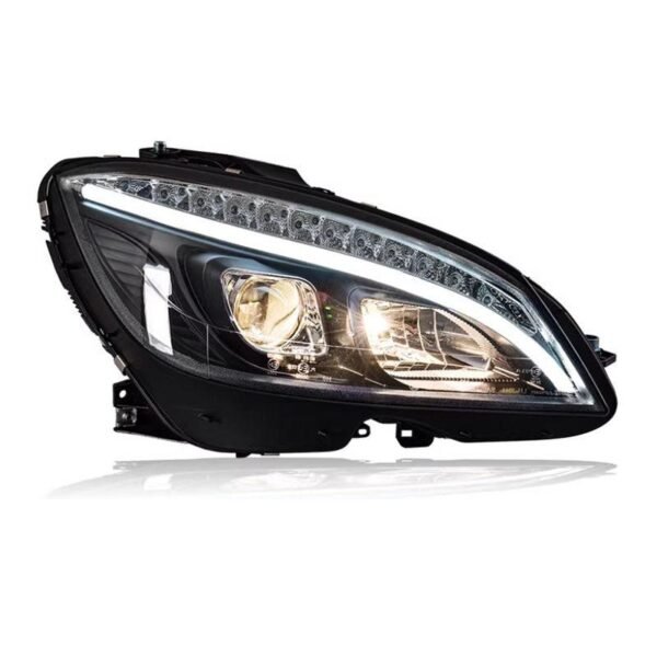 LCI Style LED Headlights - Mercedes Benz W204 C Class - Image 3