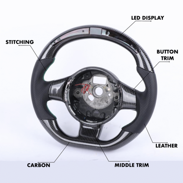Lamborghini Gallardo Style - Full Custom Steering Wheel - Image 2