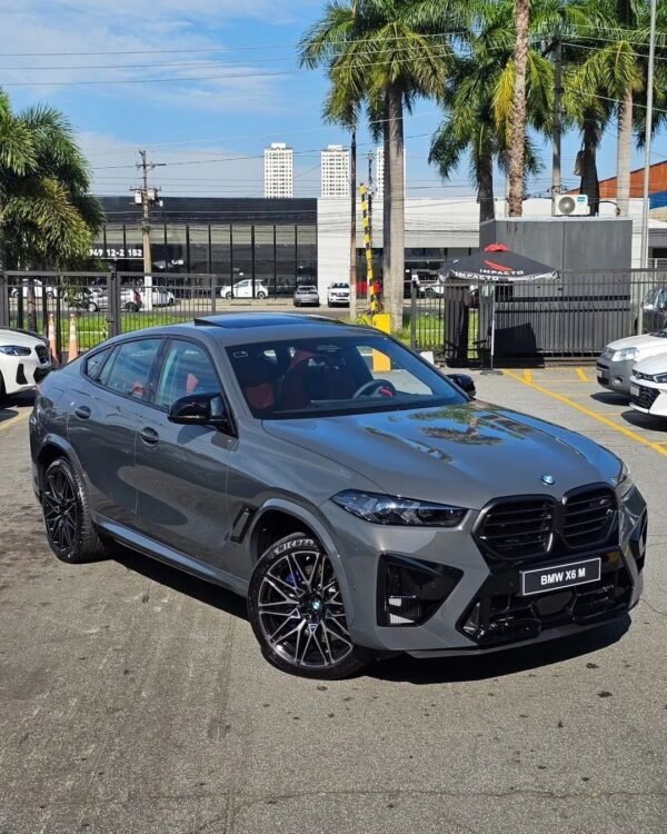 M Style ABS Gloss Black Mirror Cap Set - BMW G06 X6 - Image 2