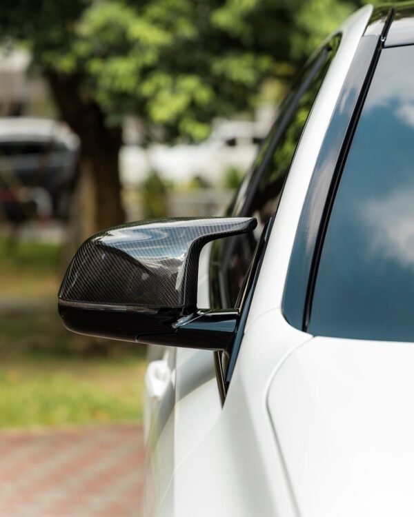 M Style Carbon Fiber Mirror Cap Set - BMW G06 X6 - Image 2