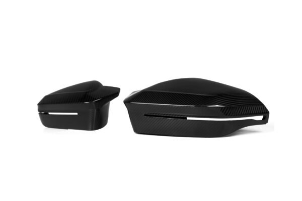 M Style Carbon Fiber Mirror Caps - BMW G60 5 Series & G70 7 Series - Image 2