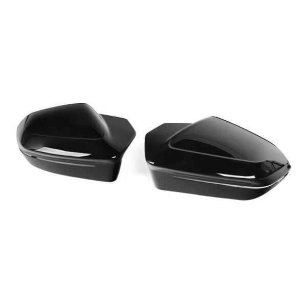 M Style Gloss Black Mirror Caps - BMW G60 5 Series & G70 7 Series - Image 4