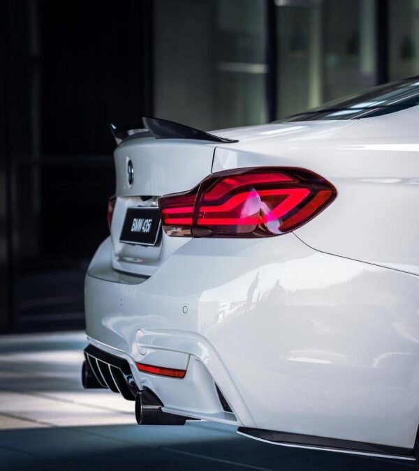M4 Style Carbon Fiber Trunk Spoiler - BMW F32 / F33 / F36 4 Series - Image 3