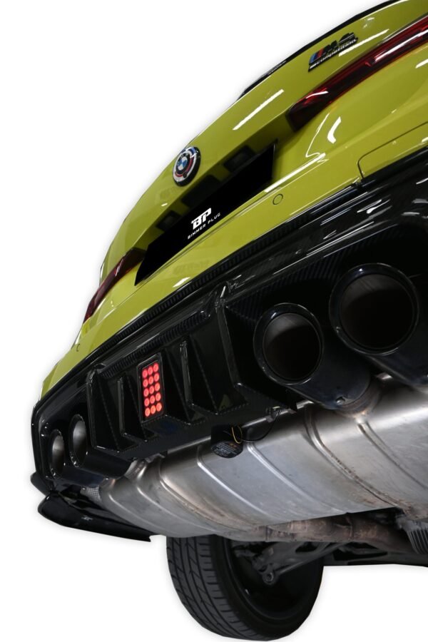 MHC Style Carbon Fiber Rear Diffuser with Break Light - BMW G80 M3 & G82/G83 M4 - Image 3