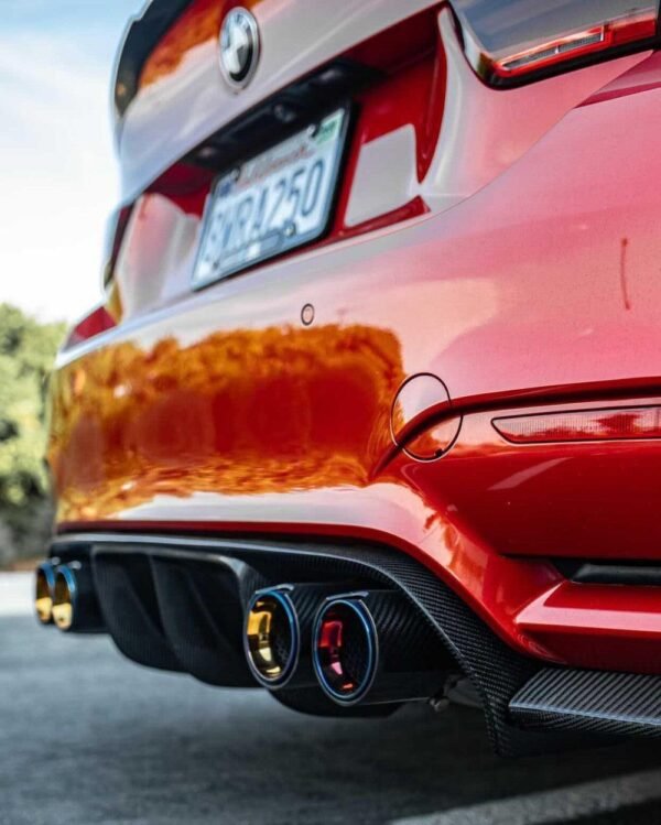 MP Style Carbon Fiber Dual Exhaust Tip - Image 2