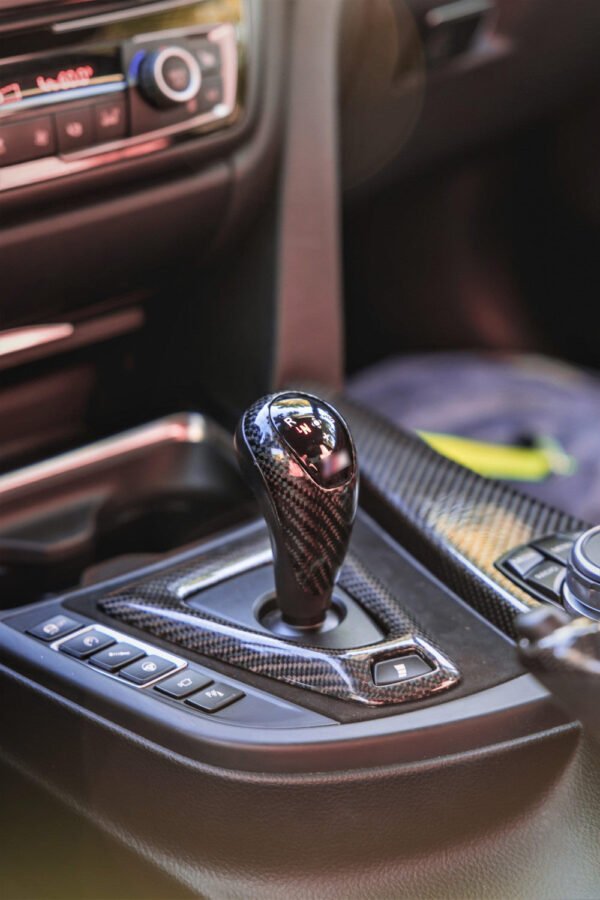 MP Style Carbon Fiber Gear Shifter - BMW F80 M3 | F82/F83 M4 | F87 M2 - Image 2