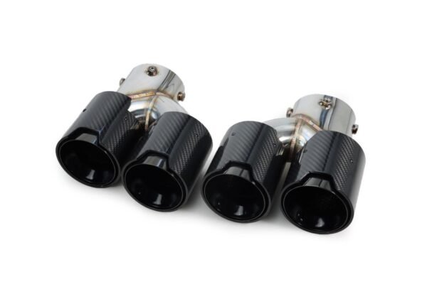 MP Style Carbon Fiber Quad Exhaust Tip Set - BMW G20 3 Series & G22/G23/G26 4 Series - Image 9