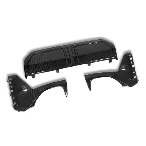 MP Style Carbon Fiber Rear Diffuser - BMW G20 3 Series - Image 7