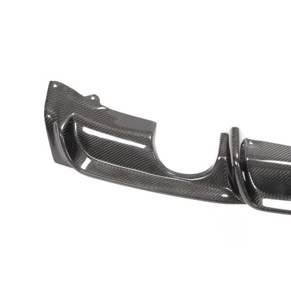 MP Style Carbon Fiber Rear Diffuser w/ Brake Light - BMW F30 3 Series - Image 11