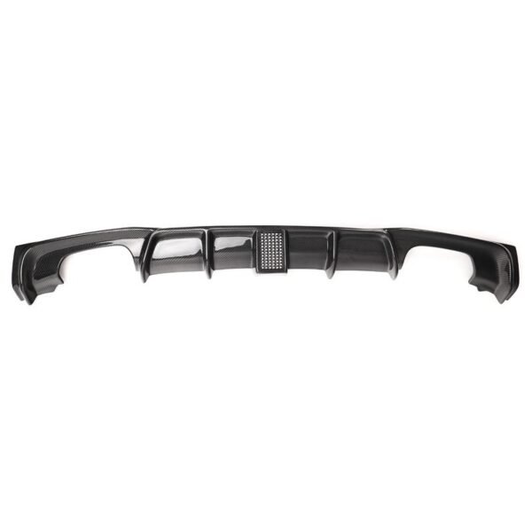 MP Style Carbon Fiber Rear Diffuser w/ Brake Light - BMW F30 3 Series - Image 2