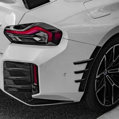 MP Style Carbon Fiber Rear Fender Arch Trim - BMW G87 M2