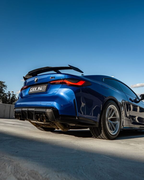 MP Style Carbon Fiber Rear Wing - BMW G80 M3 & G82 M4 - Image 3