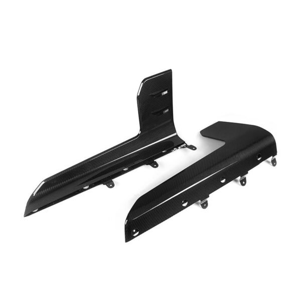 MP Style Carbon Fiber Side Skirt Winglets - BMW G87 M2 - Image 4