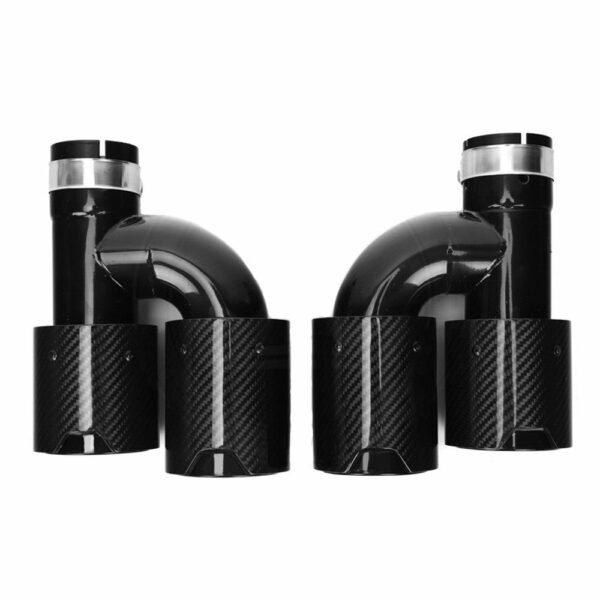 MP Style Carbon Fiber 'h" Exhaust Tip - Image 3