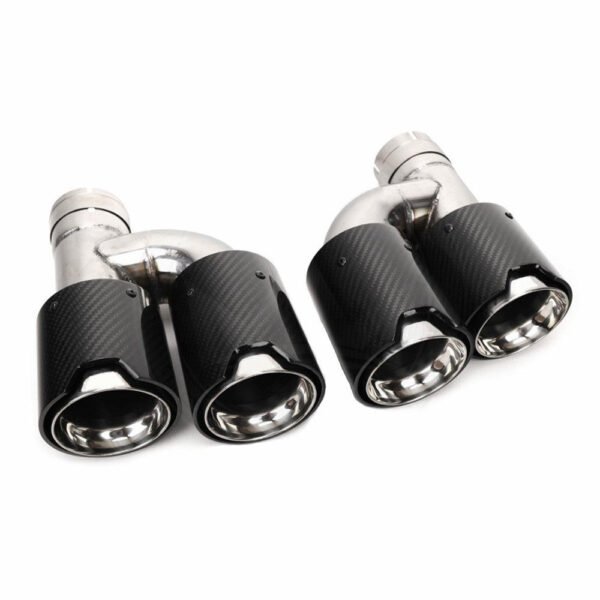 MP Style Carbon Fiber 'h" Exhaust Tip - Image 4
